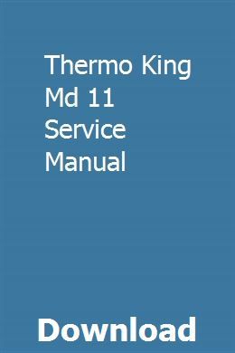 Thermo King Md Manual